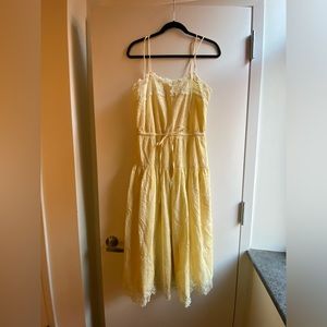 Ulla Johnson Eyelet Maxi Dress- size 8